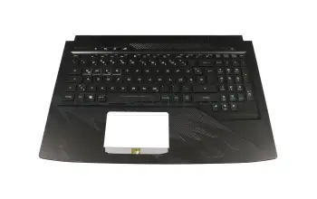 90NB0GI4-R31GE0 original Asus clavier incl. topcase DE (allemand) noir/noir avec rétro-éclairage
