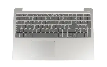 5CB0R07388 original Lenovo clavier incl. topcase DE (allemand) gris/argent