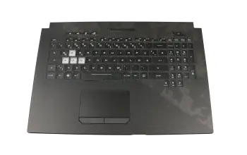 90NR00M1-R31GE1 original Asus clavier incl. topcase DE (allemand) noir/noir avec rétro-éclairage