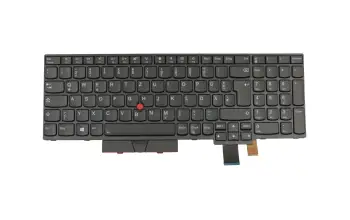 01ER594 original Lenovo clavier DE (allemand) noir/noir avec rétro-éclairage et mouse stick
