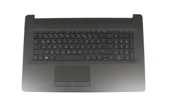 L22750-041 original HP clavier incl. topcase DE (allemand) noir/noir (DVD) (aspect : métal noir brossé)