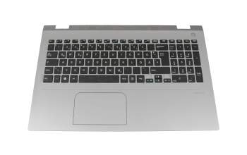 Clavier incl. topcase DE (allemand) noir/argent original pour Medion Akoya E6439 (F15KUR)