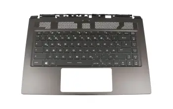 957-16Q41E-C06 original MSI clavier incl. topcase DE (allemand) noir/noir