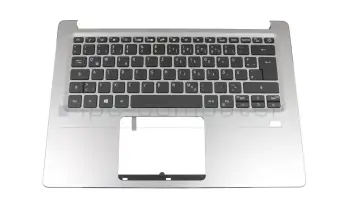 6B.HFDN1.008 original Acer clavier incl. topcase DE (allemand) noir/argent avec rétro-éclairage