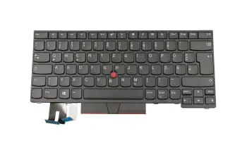 01YP492 original Lenovo clavier DE (allemand) noir/noir avec mouse stick