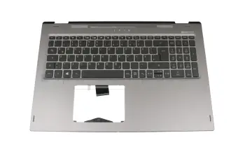 6B.GTQN1.008 original Acer clavier incl. topcase DE (allemand) noir/argent avec rétro-éclairage