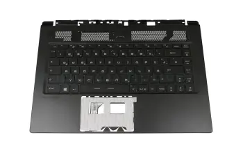957-16Q21E-C06 original MSI clavier incl. topcase DE (allemand) noir/noir avec rétro-éclairage