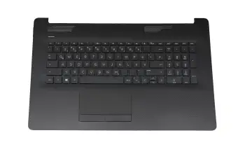 L48409-041 original HP clavier incl. topcase DE (allemand) noir/noir (DVD) (optique : motif rugueux)