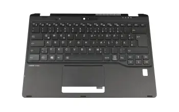FUJ:CP776755-XX original Fujitsu clavier incl. topcase DE (allemand) noir/noir avec rétro-éclairage