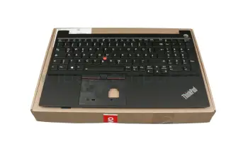 5M10W64625 original Lenovo clavier incl. topcase DE (allemand) noir/noir avec rétro-éclairage et mouse stick