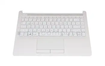 L24820-041 original HP clavier incl. topcase DE (allemand) blanc/blanc