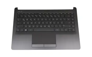 L24818-041 original HP clavier incl. topcase DE (allemand) noir/noir