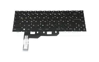 S1N-3EDE209-D10 original MSI clavier DE (allemand) noir