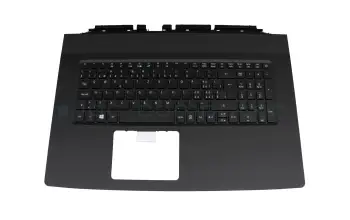 6B.G6TN1.025 original Acer clavier incl. topcase SF (suisse-francais) noir/noir avec rétro-éclairage