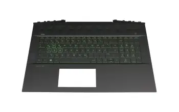 L58645-041 original HP clavier incl. topcase DE (allemand) noir/noir avec rétro-éclairage