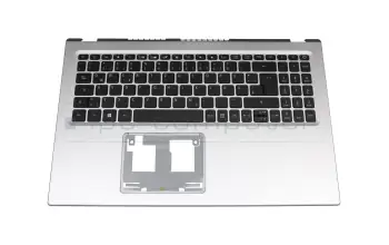 6B.A1DN2.014 original Acer clavier incl. topcase DE (allemand) noir/argent avec rétro-éclairage
