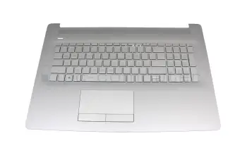 L92785-041 original HP clavier incl. topcase DE (allemand) argent/argent (DVD)
