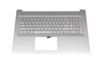 M50458-041 original HP clavier incl. topcase DE (allemand) argent/argent