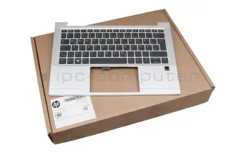 M24295-041 original HP clavier incl. topcase DE (allemand) noir/argent avec rétro-éclairage