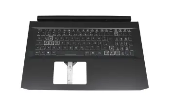 6B.QCUN2.014 original Acer clavier incl. topcase DE (allemand) noir/noir avec rétro-éclairage