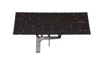 S1N-3EIT282-D10 original MSI clavier IT (italien) noir avec rétro-éclairage