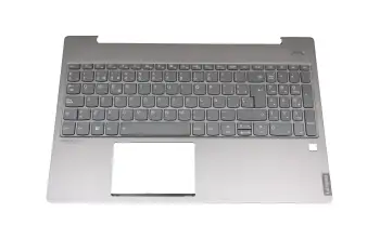 5CB0U43633 original Lenovo clavier incl. topcase SP (espagnol) gris/gris avec rétro-éclairage