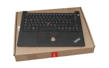 5M10V17012 original Lenovo clavier incl. topcase DE (allemand) noir/noir avec mouse stick sans rétroéclairage