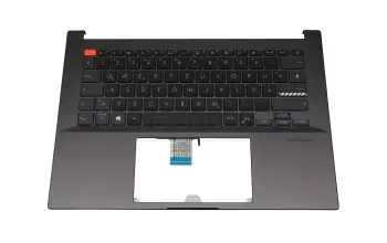 90NB0V61-R30GE0 original Asus clavier incl. topcase DE (allemand) noir/noir avec rétro-éclairage