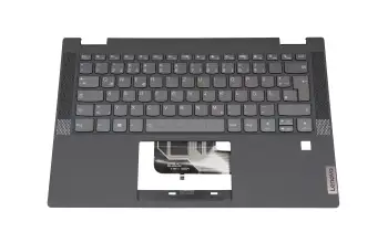 5CB1C48272 original Lenovo clavier incl. topcase DE (allemand) noir/gris avec rétro-éclairage