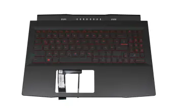 957-15812E-C06 original MSI clavier incl. topcase DE (allemand) noir/rouge/noir avec rétro-éclairage