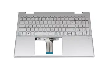 M45127-041 original HP clavier incl. topcase DE (allemand) argent/argent
