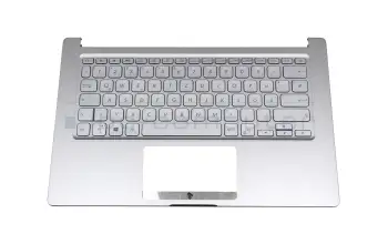 90NB0LP2-R31GE2 original Asus clavier incl. topcase DE (allemand) argent/argent avec rétro-éclairage