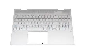 L93226-041 original HP clavier incl. topcase DE (allemand) argent/argent avec rétro-éclairage (UMA)