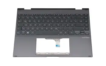 90NB0QT1-R30GE0 original Asus clavier incl. topcase DE (allemand) noir/noir avec rétro-éclairage