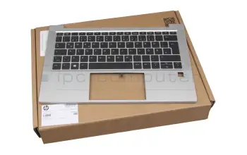 M08699-041 original HP clavier incl. topcase DE (allemand) noir/argent avec rétro-éclairage