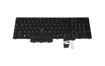 5N21B44376 original Lenovo clavier DE (allemand) noir/noir abattue avec rétro-éclairage et mouse stick