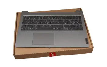5CB1B07172 original Lenovo clavier incl. topcase DE (allemand) gris/gris avec rétro-éclairage