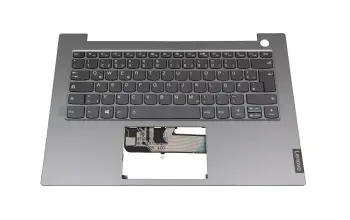 5CB0W44352 original Lenovo clavier incl. topcase DE (allemand) gris/argent