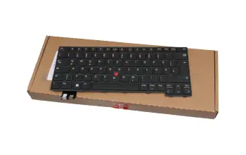 5N21D68208 original Lenovo clavier DE (allemand) noir/noir avec mouse stick