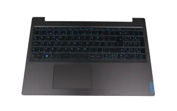 5CB0U42751 original Lenovo clavier incl. topcase PO (portugais) noir/bleu/noir avec rétro-éclairage