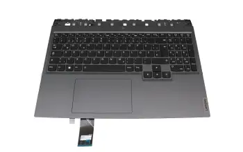 5CB1C14955 original Lenovo clavier incl. topcase DE (allemand) noir/gris avec rétro-éclairage