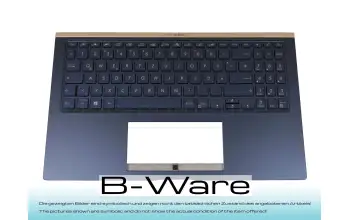 13NB5NM1AM0311 original Asus clavier incl. topcase DE (allemand) bleu/bleu avec rétro-éclairage b-stock