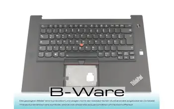 01YU774 original Lenovo clavier incl. topcase DE (allemand) noir/noir avec rétro-éclairage et mouse stick b-stock