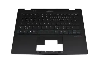 40073016 original Medion clavier incl. topcase DE (allemand) noir/noir