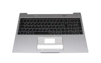 40080855 original Medion clavier incl. topcase DE (allemand) noir/gris avec rétro-éclairage