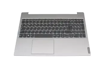 5CB0S18679 original Lenovo clavier incl. topcase DE (allemand) gris/argent
