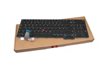 5N21D93734 original Lenovo clavier DE (allemand) noir/noir avec mouse stick