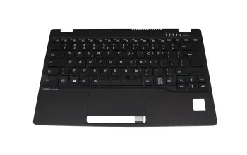 34082313 original Fujitsu clavier incl. topcase US (anglais) noir/noir avec rétro-éclairage