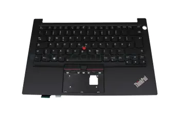 5M10Z27370 original Lenovo clavier incl. topcase DE (allemand) noir/noir avec rétro-éclairage et mouse stick