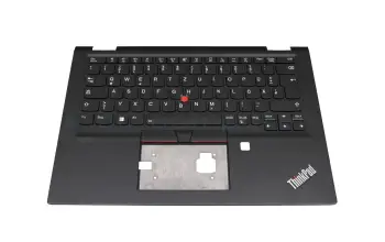 5M10Y85784 original Lenovo clavier incl. topcase DE (allemand) noir/noir avec rétro-éclairage et mouse stick